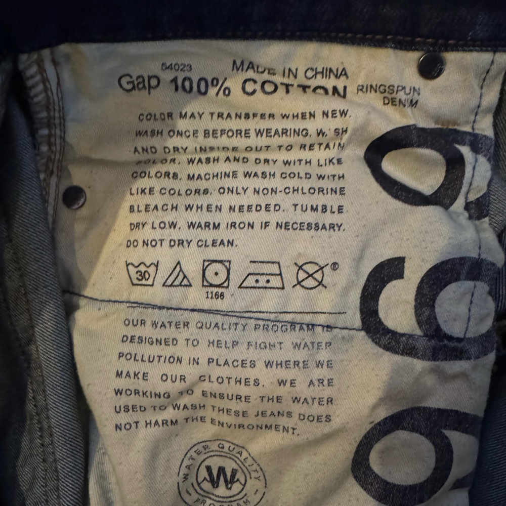 Excellent pair of men’s Gap 1969 Slim fit jeans. Size 34/30 - Picture 2 of 5
